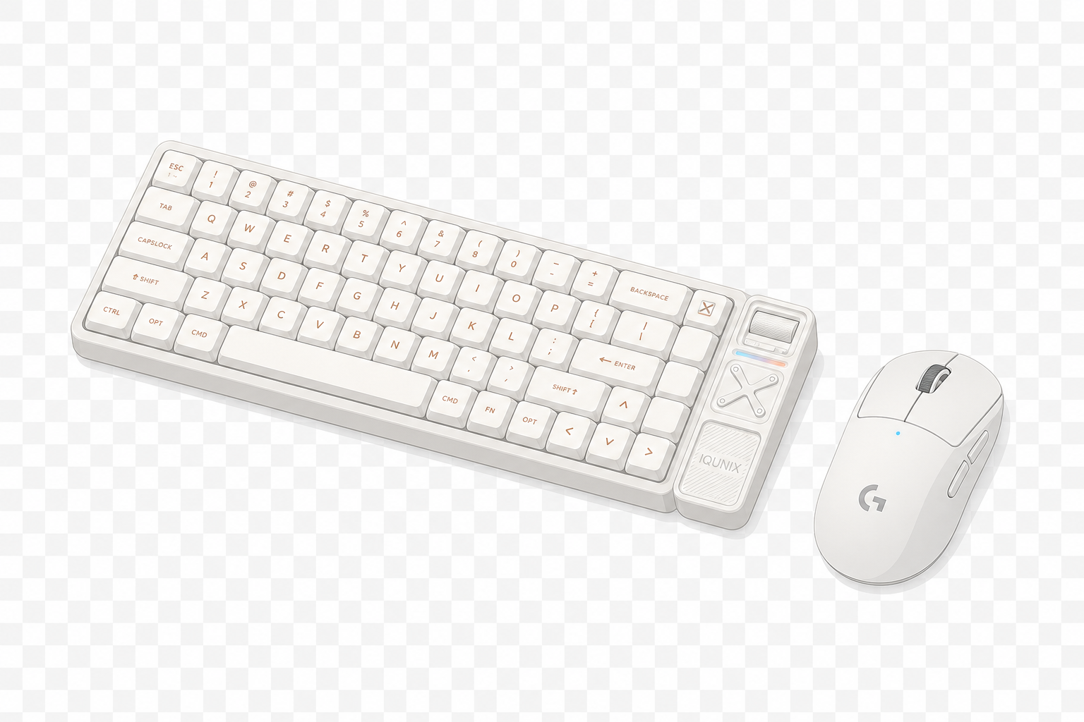 IQUNIX Magi65 keyboard & Logitech G Pro X Superlight White icon
